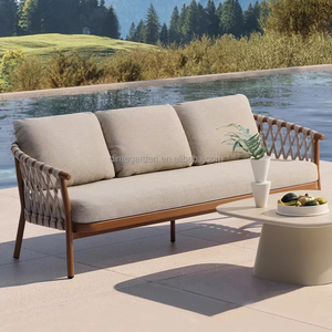 Modern High-End Waterproof PE Wicker <strong>Rattan</strong> Garden Sofa Set &amp; Chair Customizable Outdoor <strong>Furniture</strong> for Courtyard &amp; Park Use - Product Image 3
