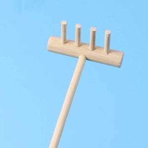 3 mini râteaux, outil de jardin <span class=keywords><strong>zen</strong></span>, <span class=keywords><strong>sable</strong></span>, bambou, décoration de table, méditation, Feng Shui - Product Image 2