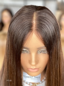 Cheveux timides Personnaliser HD Lace Top Perruque Juive Super Légère Couche Cheveux Européens Casher Perruques pour Femmes Soie Droite - Product Image 2