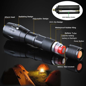 Lampe torche USB étanche personnalisée super lumineuse, rechargeable, puissante, LED XHP50, lampe de poche haute puissance WD-001 XHP50 F - Product Image 3