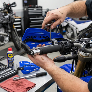 Accessoires de modification pour <span class=keywords><strong>motocross</strong></span> : Pare-vent universel 22MM/28MM pour guidon, protège-mains anti-chute, coupe-vent avant pour guidon - Product Image 5