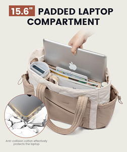 Bolsa de Compras Personalizada con Compartimento para Vasos, Bolsa de Trabajo con Compartimentos, Bolsa de Mano para Maestros - Product Image 2