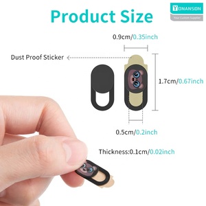 Funda personalizada para Webcam, <span class=keywords><strong>Protector</strong></span> deslizante de pantalla de privacidad para portátil, regalos de Promoción de Empresa - Product Image 5