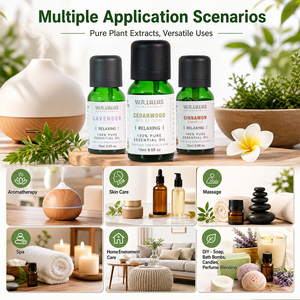 Kit <span class=keywords><strong>de</strong></span> Aceites Esenciales <span class=keywords><strong>de</strong></span> Aromaterapia Pura <span class=keywords><strong>de</strong></span> 15 ml con Múltiples Aromas, Extracto <span class=keywords><strong>de</strong></span> Plantas Naturales, Etiqueta Privada OEM, Venta al Por Mayor - Product Image 4