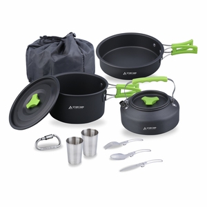 Starcamp 10-in-1 xách tay nhôm ngoài trời Bộ đồ nấu nướng dã ngoại & cắm trại công cụ dao kéo Bộ dụng cụ lộn xộn cho du lịch - Product Image 3