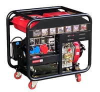 Groupes électrogènes portables silencieux AC/DC AVR double carburant 5Kw 8Kw 10Kw 12KW 20Kw, alimentation de secours GPL, gaz naturel, biogaz, essence CE