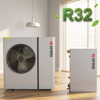 Pompe à chaleur split à basse température EVI avec onduleur DC, climatiseur intelligent WiFi, thermostat R32/R410A/R290, système CVC pour hôtel
