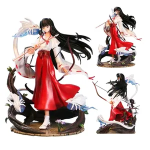 Figurine Anime GK, jouet, statue, poupée, 27 cm, figurine GK <span class=keywords><strong>Inuyasha</strong></span>, figurine anime <span class=keywords><strong>Kikyo</strong></span>, <span class=keywords><strong>Inuyasha</strong></span> - Product Image 2