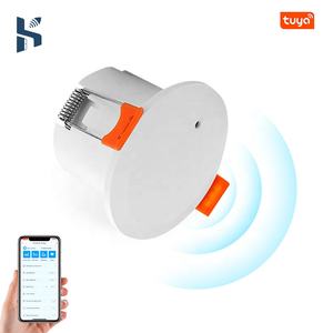 Dispositivo Tuya Smart Home, aplicación enlazada ZigBee, Sensor <span class=keywords><strong>de</strong></span> <span class=keywords><strong>presencia</strong></span> humana, CA 250V, radar <span class=keywords><strong>de</strong></span> microondas, Sensor respiratorio, Detector PIR - Product Image 1