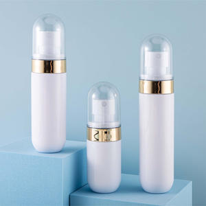 Flacon pulvérisateur d'écran solaire de type <span class=keywords><strong>capsule</strong></span> de 60ml 40ml/80ml flacon <span class=keywords><strong>distributeur</strong></span> de lotion cosmétique en plastique à fond rond - Product Image 5