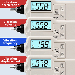 New TM63A+ Portable Vibration Meter Frequency Detection High Precision Vibration Meter Industrial Motor <strong>Fault</strong> Vibration <strong>Detector</strong> - Product Image 3