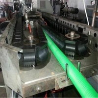 Máquina automática de alta velocidad de 16-50 mm para fabricar tubos corrugados de pared simple de PVC para conductos eléctricos