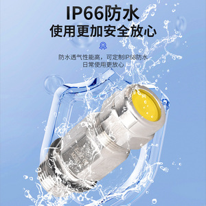 Prensaestopas de Acero Inoxidable JIAF IP66 Impermeable con Fijación Roscada 10-32 para Automatización Eléctrica y Ferrocarriles - Product Image 1