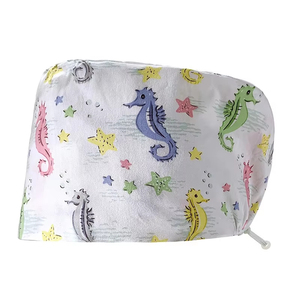 Custom Unisex <b>Nurse</b> Scrub Caps Breathable Cotton & Polyester Digital Printed Logo Medical Dental Hair Headwear Seamless Fusing - Product Image 2