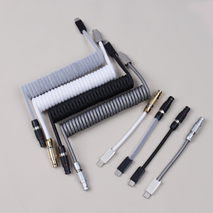 Tùy chỉnh loại C mùa xuân xoắn ốc Cáp USB Bàn Phím Cơ khí cuộn cáp Loại C USB fgg Cáp cơ khí - Product Image 6