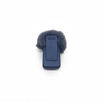 Microphone Lavalier sans fil Couverture en fourrure coupe-vent Couverture de chandail de microphone pour diffusion en direct Sports Action Camera Accessoires