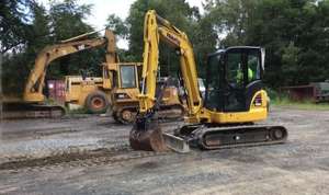 Mini-excavatrice d'occasion Komatsu PC45MR PC45MR-2, livraison rapide, en stock, avec chenilles en caoutchouc, également disponible : PC35MR, 40MR, 50MR - Product Image 6