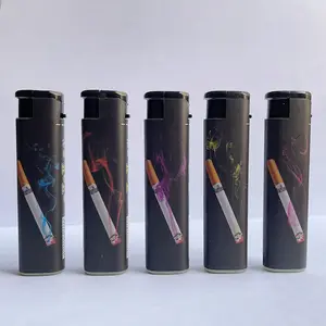 Hot Sale Refillable Gas Plastic Electronic Windproof Lighter factory