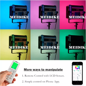 Studio Tv 100w yidobbo A-1200C studio di ripresa video luce rgb illuminazione fotografica colorata con luce led dmx youtuber - Product Image 3