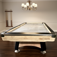 Table de billard française en bois massif et ardoise de 9 pieds, système de retour automatique des billes, qualité de tournoi, haute qualité pour usage commercial