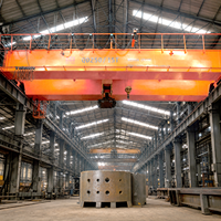 Grúa Puente Eléctrica Industrial de Doble Viga y Doble Gancho Personalizada de 10, 20, 30, 50, 100, 200 Toneladas para Carga Pesada