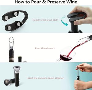 Sacacorchos Eléctrico Automático de Metal Sostenible de Último Diseño, Set de Decantador de Vino, Regalo Personalizado con Logotipo para Fiestas, ¡Gran Venta! - Product Image 4