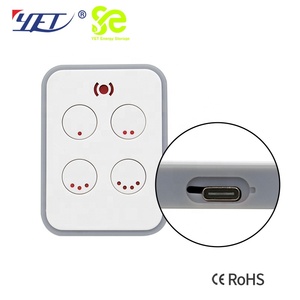 Transmisor inalámbrico recargable tipo C, control remoto de Frecuencia múltiple, 4 teclas, 2245 MHz, código duplicador, 433, - Product Image 3