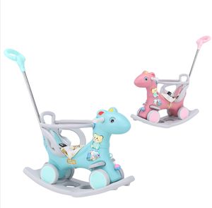 Caballito Balancín para Niños, Silla Balancín Trojan, Cochecito Multifuncional de Doble Uso con Música - Product Image 5