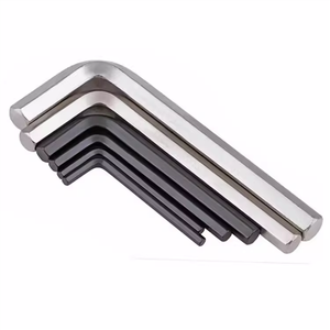 Chiave esagonale a L in acciaio al carbonio nero personalizzata, misura imperiale in pollici, M3 - Product Image 3