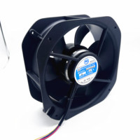 Ventilateur axial électrique DC 22580, haute vitesse, 225*225*80mm, cadre métallique, volume d'air élevé, 24v 48v, roulement à billes, OEM
