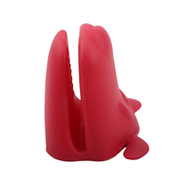Mitaines de four en silicone de qualité alimentaire résistantes aux hautes températures Mitaines de cuisine pour micro-ondes pour la cuisson