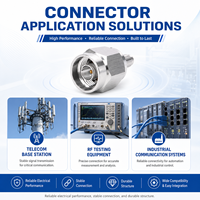 Adaptateur RF coaxial N femelle vers N femelle pour câble d'antenne et communication sans fil