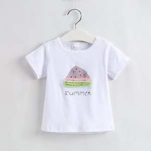 Conjuntos de ropa para niñas, ropa de marca para niñas, camisa estampada de verano, camiseta de manga corta + faldas, trajes con lazo, vestido de princesa de 2 uds., 2020 - Product Image 2