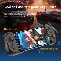 Control de Juego Extensible X3 Nuevo, 2 en 1, con Ventilador de Refrigeración, Motores de Doble Vibración, para Android, iOS, NS, Negro/Azul/Rojo