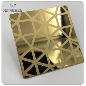 World Class NO.4/Gương/Khắc Màu Tráng Thép Không Gỉ Tấm Cho Xây Dựng Dự Án Trang Trí - Product Image 5