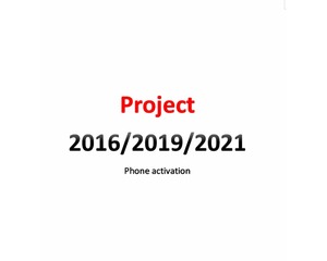 Activación Telefónica para Servidor Empresarial, Project Professional <span class=keywords><strong>2016</strong></span>/2019/2021, Software <span class=keywords><strong>Office</strong></span> 2021, Envío en Línea Disponible - Product Image 1
