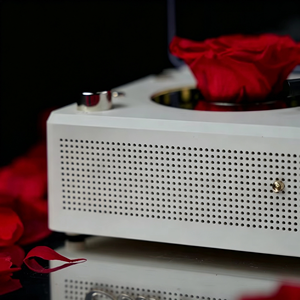 Altavoz con Diseño de Rosa y Luces LED, Lindo Altavoz Bluetooth para el Hogar, Fiestas, <span class=keywords><strong>Karaoke</strong></span> y Viajes, Sistema de Sonido Moderno - Product Image 2