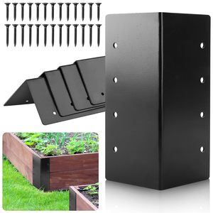 Support d'extension d'angle en acier inoxydable pour pergola 4x4 jardin extérieur Installation facile <span class=keywords><strong>Kit</strong></span> de support polyvalent - Product Image 5