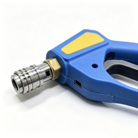 Pistolet Canon à Mousse pour Nettoyeur Haute Pression avec Adaptateur en Laiton Auto-Verrouillant à Entrée Pivotante, Pulvérisateur de Mousse pour Lavage Automobile, Compatible avec Plusieurs Nettoyeurs