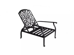 Chaise longue d'extérieur réglable en métal SH, cadre en aluminium, chaise <span class=keywords><strong>de</strong></span> soleil imperméable et durable pour piscine, <span class=keywords><strong>jardin</strong></span>, hôtel, usage commercial - Product Image 4