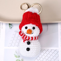 Amigurumis tricotés et au crochet de Noël déjà finis : Porte-clés Père Noël, Bonhomme de neige, Cerf Milu, Élan