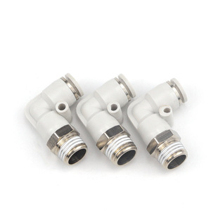 ดีดีอี แดด นิวเมติกส์ข้อต่อท่อลมแบบเร็วสีขาว PL4/6/8/10 M5/01/02/03/04 - Product Image 3