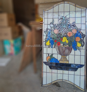 กระจกศิลปะลายผลไม้แบบแขวน ขนาด 50*80 ซม. หนา 5 มม. สำหรับตกแต่งห้องนั่งเล่น ห้องออกกำลังกาย ห้องรับประทานอาหาร รับผลิตตามสั่งขายส่ง - Product Image 4