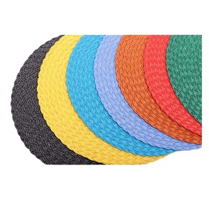 Phong cách hiện đại Bán tay dệt vòng Linen bảng placemat nhà chống bỏng vải dệt placemat với thiết kế cổ điển - Product Image 5