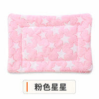Coussin pour animaux de compagnie en flanelle épaisse et douce, couleur unie, vente en gros, couverture chaude d'hiver pour chat et chien, lavable, antidérapant, personnalisable