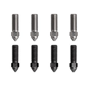 Kit de buses d'imprimante 3D Creality 0,4 mm 0,6 mm 0,8 mm en acier pour extrudeur K1 Max à haut débit - Product Image 1