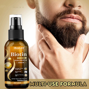 Private Label iBeaLee Anti-Loss <span class=keywords><strong>Biotin</strong></span> Haar wachstums serum <span class=keywords><strong>Spray</strong></span> für Frauen und Männer Bart wachstums serum - Product Image 2