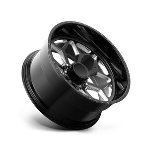Rueda Forjada de Perfil Bajo, Cóncava, Negra, Fresada, Brillante, Personalizada, de 20, 22, 24, 26 Pulgadas, 8x165 mm, 8x139.7 mm, Resistente, para F-150 - Product Image 2