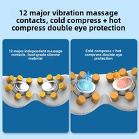 Masseur oculaire confort pour migraines masque vibrant soulager le Stress appareil de soins oculaires chaleur et froid Compression musique Bluetooth