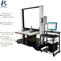 Testeur numérique de compression de cartons, une machine de test de résistance à la compression des boîtes de haute précision pour le contrôle qualité des emballages
